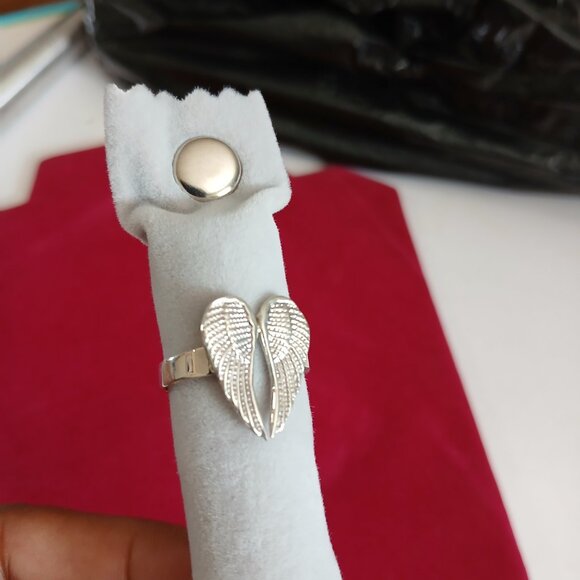 Fashion Angel Wings Ring Silver.925 - Picture 3 of 4